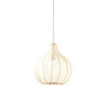 cut out of large sheer flower inspired pendant light