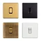 Polished Chrome single light switch collection
