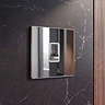 Single Light Switch Polished Chrome Lifestyle