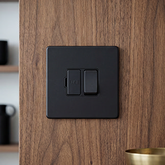 Matt Black Switched Fuse