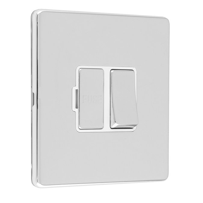 Polished Chrome Switched Fuse Spur Side Angle