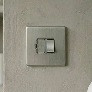 Switched Fuse Spur in Stainless Steel