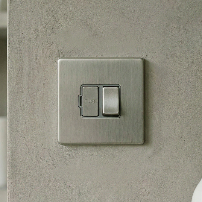 Switched Fuse Spur in Stainless Steel