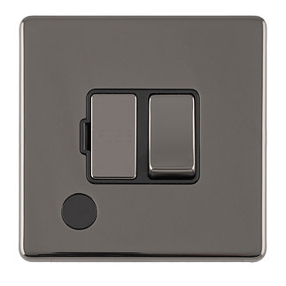 Black nickel switched fuse spur with flex output