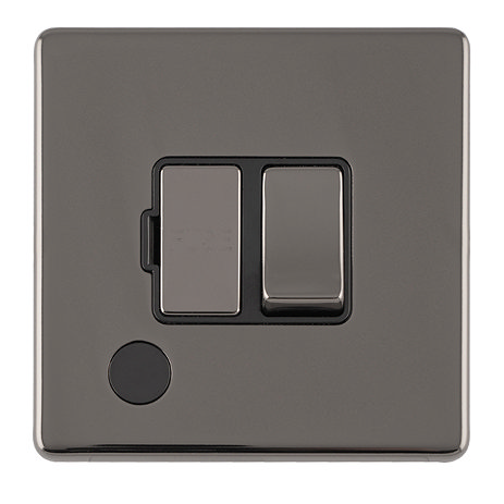 Black nickel switched fuse spur with flex output