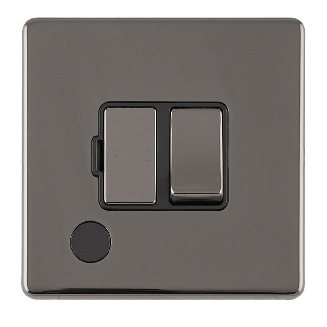 Black nickel switched fuse spur with flex output