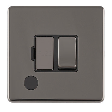 Black nickel switched fuse spur with flex output collection