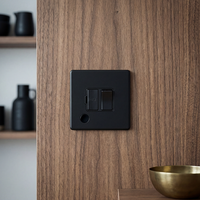 Matt Black Switched Fuse With Flex Output View 2