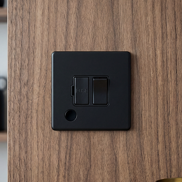 Matt Black Switched Fuse With Flex Output View 2