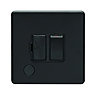 Matt black switched fuse spur with flex output