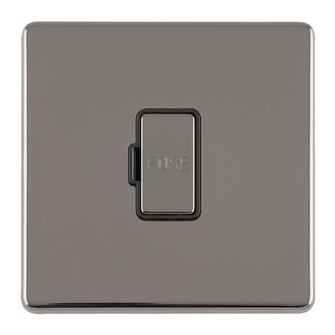 Black nickel unswitched fuse spur