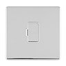 Unswitched fuse spur polished chrome cut out