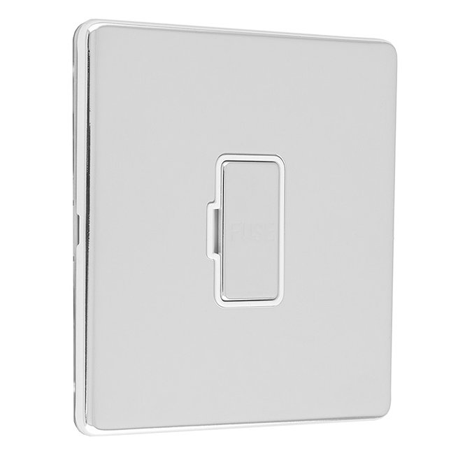 Polished Chrome unswitched fuse spur side angle