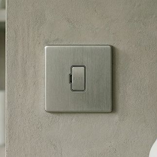 Unswitched Fuse Spur in Stainless Steel