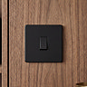 Matt Black Single DP Switch