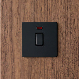 Matt Black DP Switch with Neon