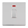 DP Switch with Neon Polished Chrome Cut Out