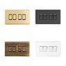 4 gang light switch collection