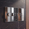 4 Gang Dimmer Light Switch Polished Chrome Lifestyle