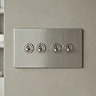4 Gang Toggle Switch in Stainless Steel