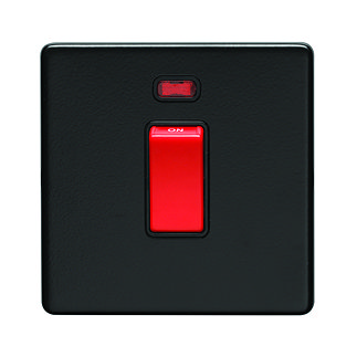 Matt Black cooker switch