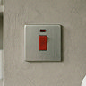 Cooker Switch in Stainless Steel With Neon Light