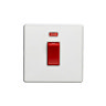 White 45A Cooker Switch Cut Out