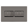 Lyss Black Nickel Light Switch