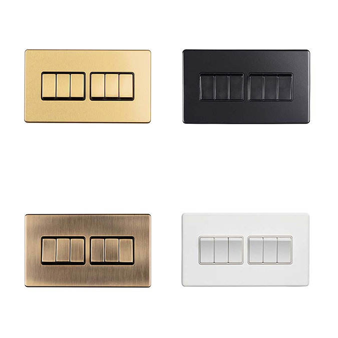 6 Gang light switch collection