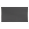 Black nickel double blank plate