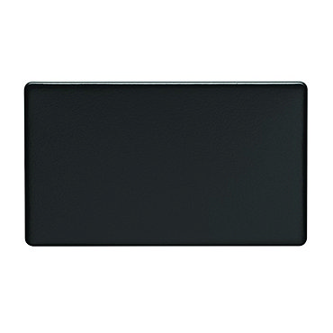 Matt black double blank plate collection