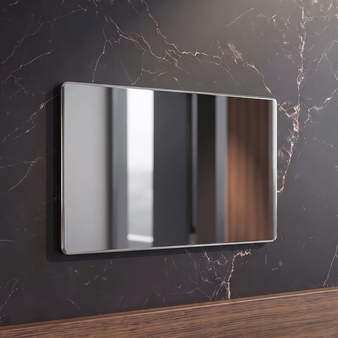 Double Blank Plate Switch Polished Chrome Lifestyle