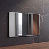 Double Blank Plate Switch Polished Chrome Lifestyle