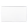 Double Blank Plate White
