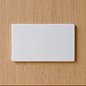 Double Blank Plate White