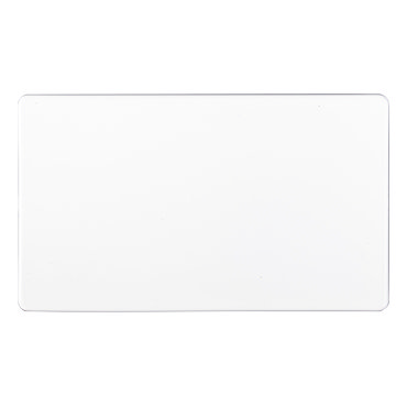 White double blank plate collection
