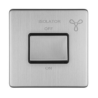 Stainless steel fan isolator switch cut out
