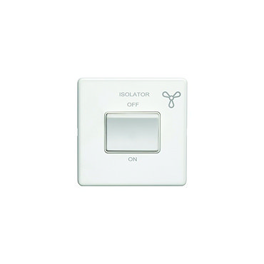 White fan isolator switch collection