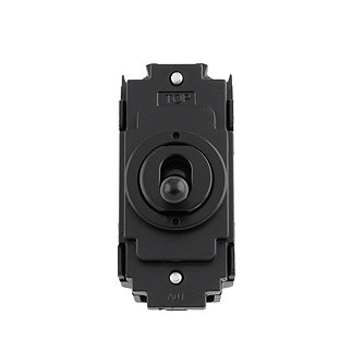 Lyss matt black intermediate toggle switch image