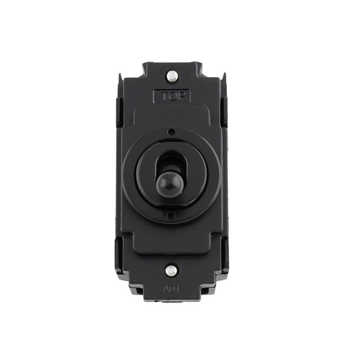 Lyss matt black intermediate toggle switch image