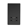 Matt black shaver socket cut out
