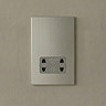 Shaver Socket in Stainless Steel