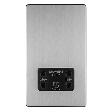 Stainless steel shaver socket collection
