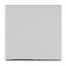 Single Blank Plate Polished Chrome Cut Out