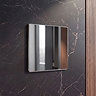 Single Blank Plate Polished Chrome Lifestyle