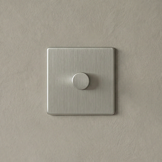 1 Gang Dimmer Switch in Stainless Steel