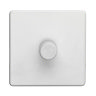 White single dimmer light switch cut out