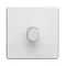 White single dimmer light switch cut out
