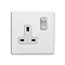 White Single Socket Cut Out