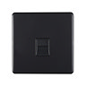 Matt Black Telephone Socket